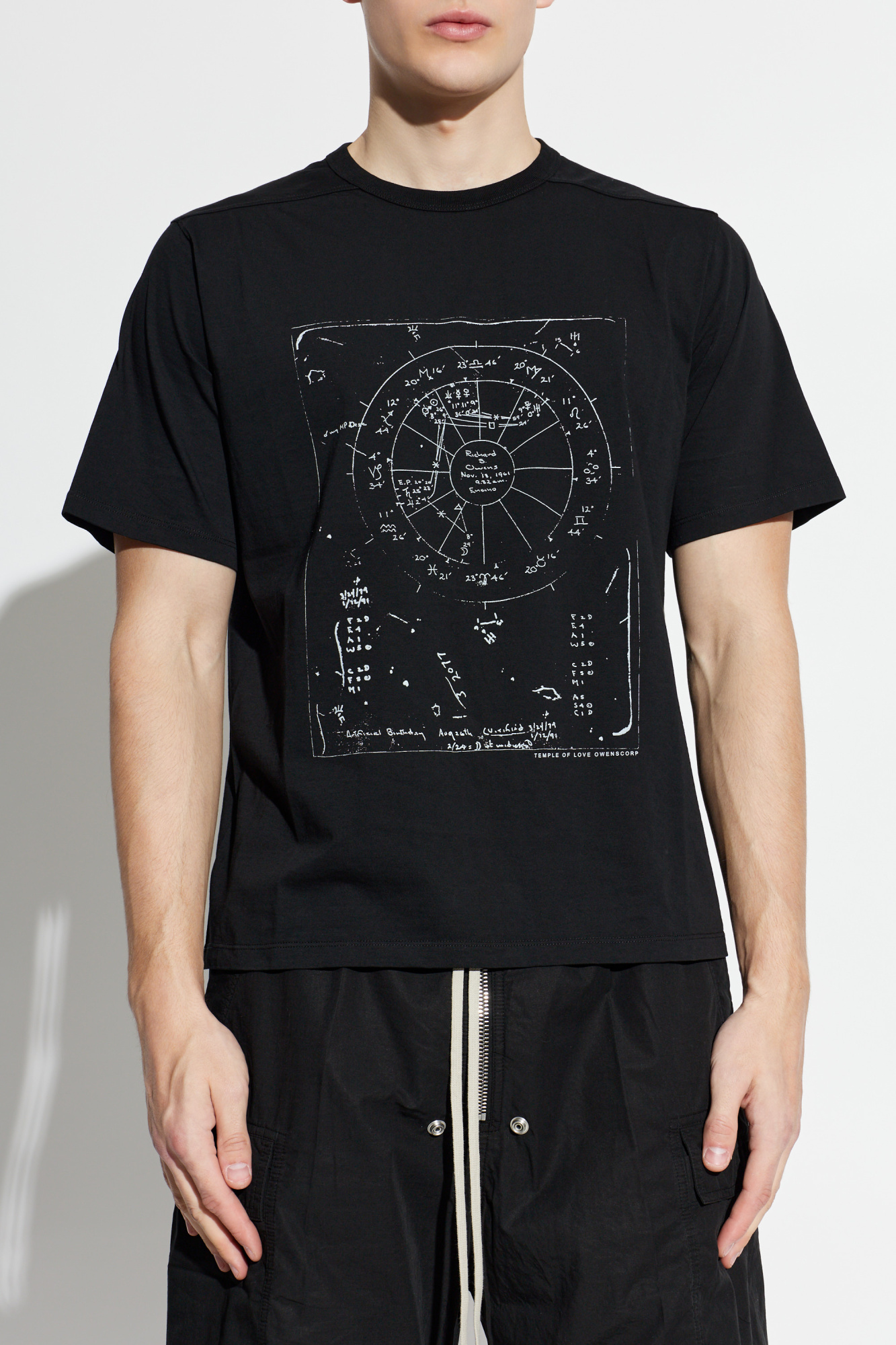 Rick Owens T-shirt with print | Men's | Vitkac